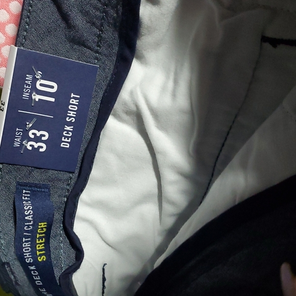 Nautica Men's Classic Fit Flat Front Stretch Solid Chino Deck Short - Picture 5 of 5